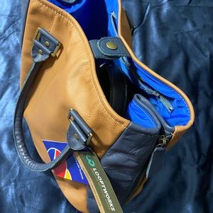 Looptworks numbered leather purse. Can’t remember the exact original price.